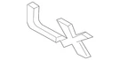 Genuine Kia Nameplate 86313-1F000. Fixed Price $33.00.