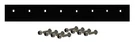 8' Steel Cutting Edge Kit With Bolts 96"L X 1/2"W For Fisher 5533 6598. Fixed Price $183.95.