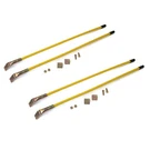 (pack Of 2) Buyers Products 26" Yellow Plow Blade Guides For Meyer Diamond Edge. Fixed Price $39.99.