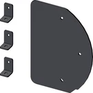 Kfi 106475 Steel Blade End Shield Box. Fixed Price $65.76.