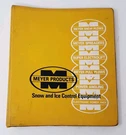 Myer Snow Plow Equipment Product Manual Dealer Installer Shop Binder Vintage. Fixed Price $69.99.