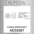 AE55587 Chain Sprocket Fits John Deere (surplus Open Box). Fixed Price $89.15.