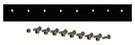 Steel Cutting Edge With Bolt Kit 90"L X 6"H 3/8" Thick For Boss STB03071. Fixed Price $158.95.