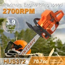 28'' Bar 70.7CC Top Handle Gas Power Saws For Husqvarna 372XP. Fixed Price $434.55.
