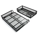 Front+rear Cargo Basket Universal Luggage Carrier Mesh Rack Black Steel For Atv. Fixed Price $137.49.
