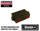 Buyers Products HCVD08, 1/2" Npt. Steel Double Check Valve. Fixed Price $99.95.