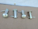 4X Oem Meyer Snow Plow 22438 Trip Edge Pivot Pin SV2 SV3 1"X2.5" Domed Head. Fixed Price $40.00.
