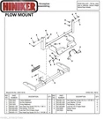 Hiniker Snowplow Mount Dodge X 4: '00-'04 Dakota QUICK-HITCH1 25011816. Fixed Price $800.00.