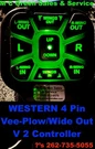 V2 Premium Western 4 Pin Snow Plow Programmable Controller 96500 Mvp Fleetflex. Fixed Price $300.00.