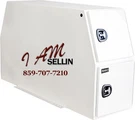 Buyers White Steel B-pack Truck 46X24X82 New BP824624W. Fixed Price $3559.95.