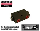 Buyers Products HCVD08SAE, #8 Steel Double Check Valve. Fixed Price $101.95.