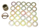 Boss Western Fisher Snowex Plow Shoe Hardware Spacer Washers Pin. Fixed Price $29.99.