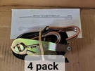 4 Pack Oem Western Tornado Salt Spreader Tie Down Kit 68790 Fisher Poly-caster. Fixed Price $175.00.