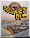 1976 Meyer Snow Plow Chevrolet Attachment Warranty Specs Options Sales Folder. Fixed Price $17.86.