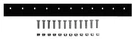 9' Steel Cutting Edge Kit With Bolts 108 X 1/2" Thick For Western 58817. Fixed Price $258.95.