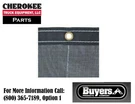 Buyers Products 3014677, Black Mesh Replacement Tarp 5-1/3' X 9-1/2'. Fixed Price $77.95.