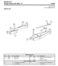 Western Ultramount Snowplow 05-11 Dodge Dakota 4X4 33929. Fixed Price $550.00.