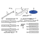 Ford LB5Z8213A Rear Hatch Emblem. Fixed Price $23.41.
