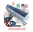 Kfi 60" Snow Plow Deflector Rubber Top Flap And Bracket Kit For Blade. Fixed Price $68.95.