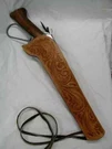 Hand Tooled Leather Holster Mares Leg Chiappa Ranch Western Brown. Fixed Price $89.00.