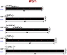 Kfi Products Wear Bar - 60" 106260. Fixed Price $57.49.