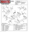 Hiniker Snowplow Mount QH2, 1988-2000 Chevy/gmc K1500-3500, 25012868. Fixed Price $835.00.