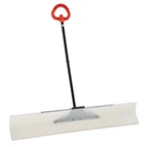 Vevor Plastic Snow Pusher Shovel 48IN Heavy Duty Plow Driveway Ergonomic Grip. Fixed Price $85.99.