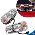 Universal Snow Plow Headlights For Boss Western Fisher Blizzard Hinker. Fixed Price $164.00.