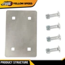 New Vibrator Mount Plate Sliver 80LB 200LB Tailgate Spreader 1/2" Bolts Usa. Fixed Price $18.58.