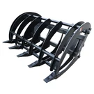 Landy Attachments 72" Skid Steer Root Rake Grapple. Fixed Price $3619.74.