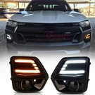 Pair Led Drl Fog Light Bezel For 2023-2025 Chevy Colorado Wt Lt Trail Boss Z71. Fixed Price $88.98.